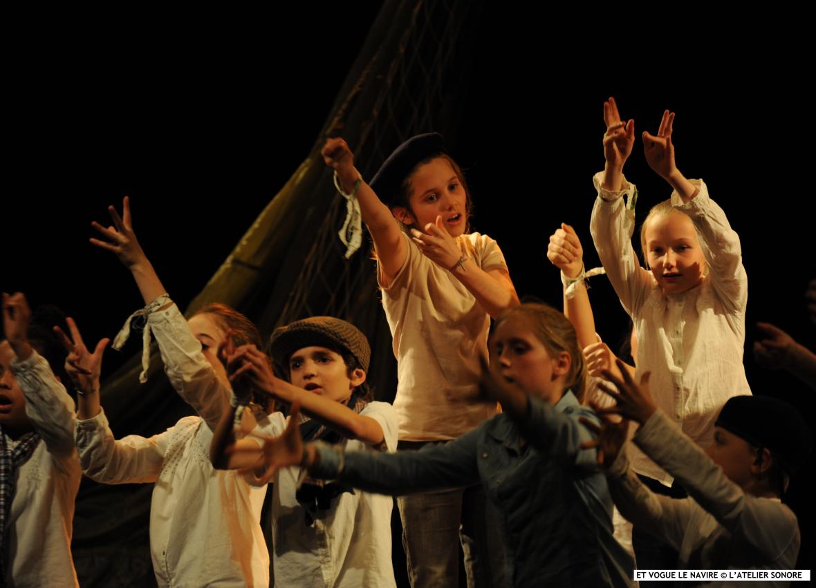 choeur d'enfant balma. spectacle chant théâtre. et vogue le navire  